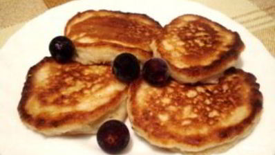 овсяно-яблочные оладьи