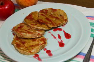 Оладьи с яблоками