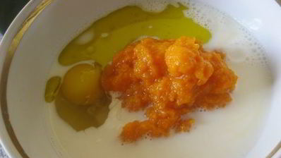 пряные тыквенные оладьи на молоке