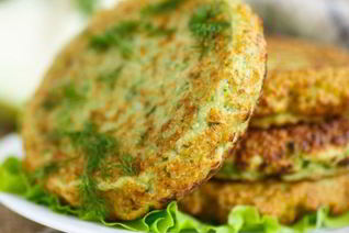 Пышные оладьи из кабачков