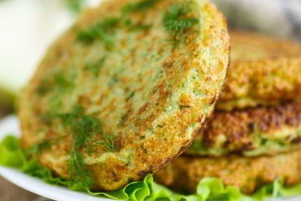 Пышные оладьи из кабачков