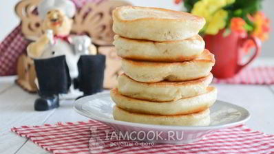 пышные оладьи на ряженке