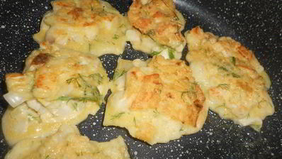 рыбные оладьи с тилапией