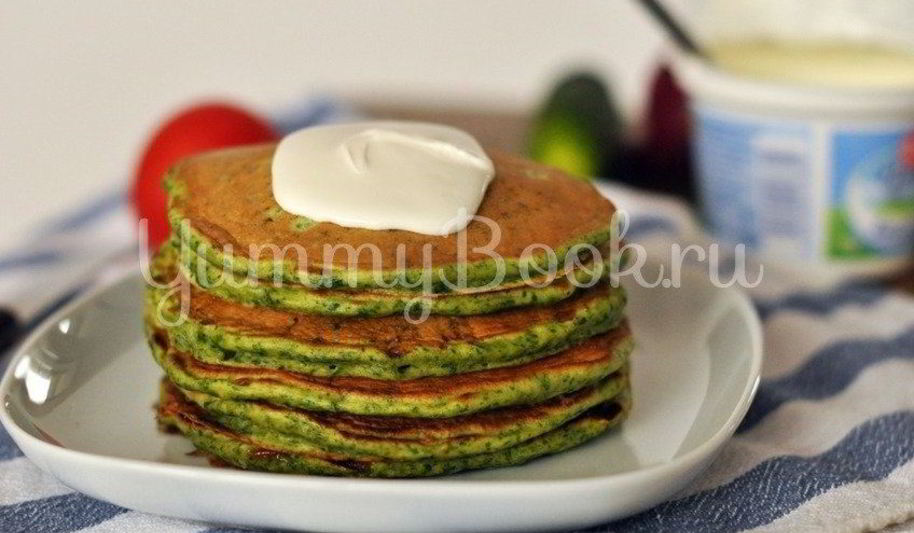 Рецепт шпинатных оладий