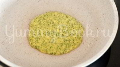 шпинатные оладьи