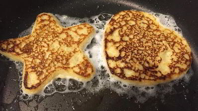 яблочные оладьи с кабачком