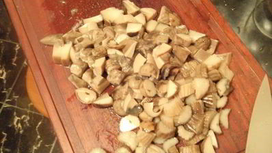 открытые слойки с подосиновиками