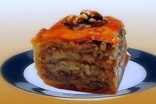 Пахлава из слоеного теста Вкусняшка