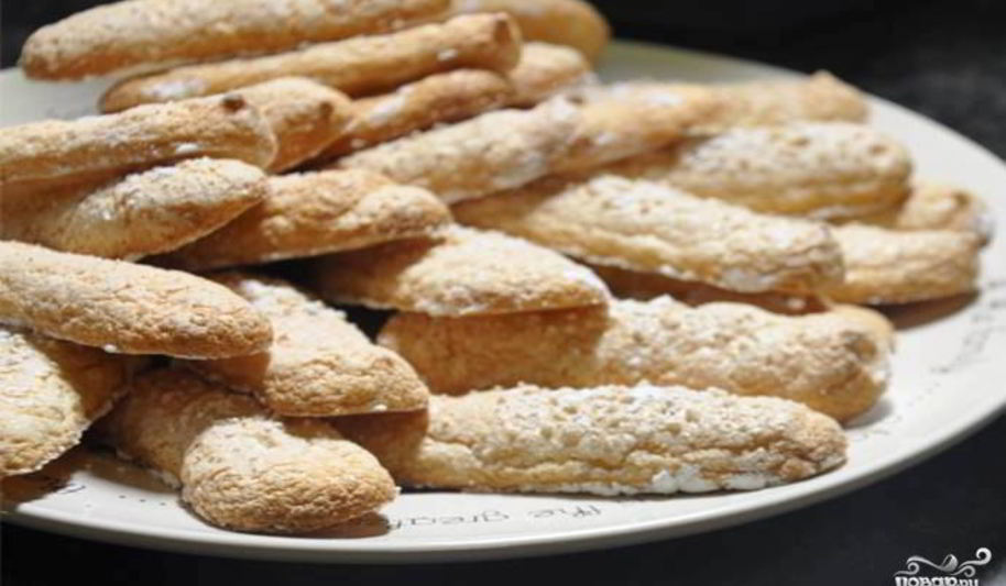 Рецепт бисквитного печенья для тирамису