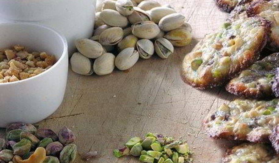Рецепт фисташкового печенья с пармезаном