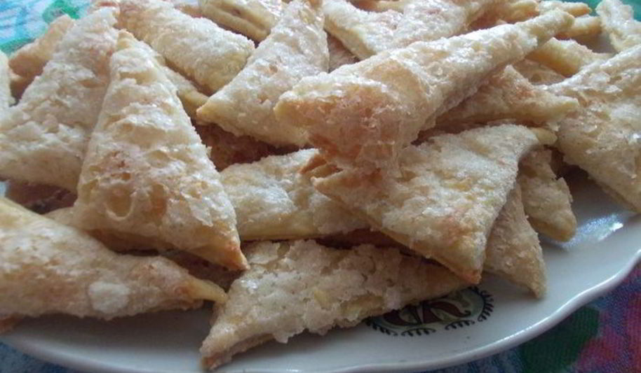 Рецепт хрустящего печенья треугольнички
