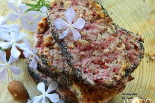 Малиновое печенье с маком