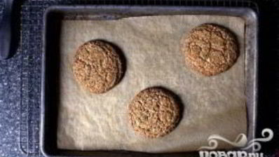 овсяное печенье с глазурью