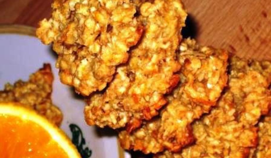 Рецепт овсяного печенья с медом и апельсином