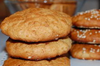 Печенье из овсяных хлопьев и меда