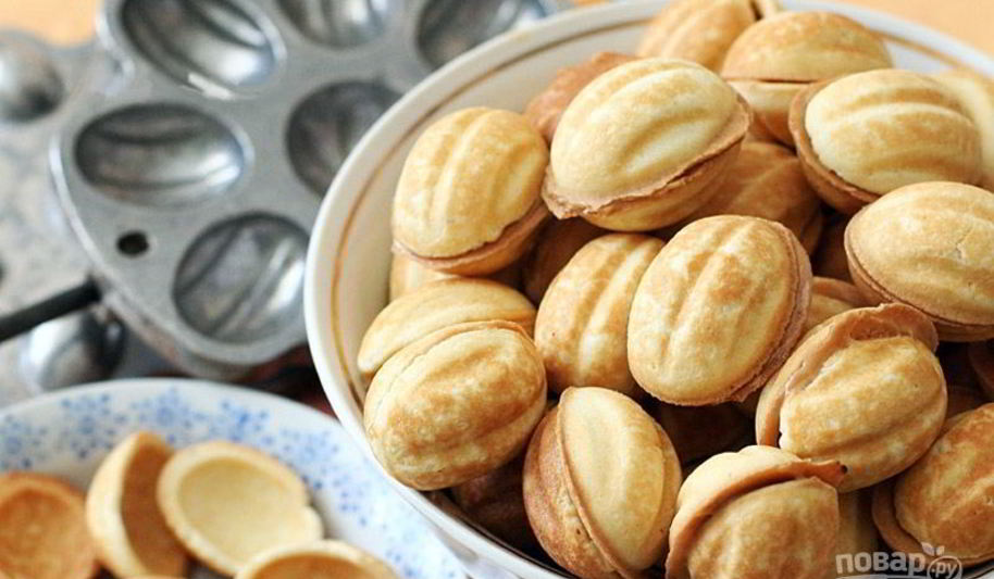Рецепт печенья орешки со сгущенкой