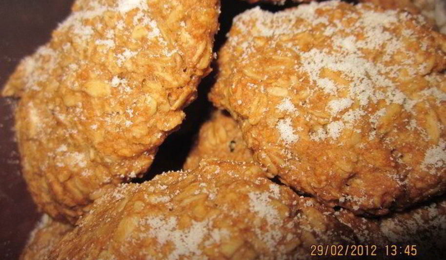 Рецепт печенья овсяно-манное на крепком чаепостное