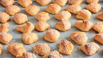 печенье ушки из творога