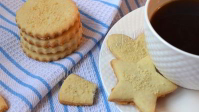 песочное печенье с миндальной крошкой