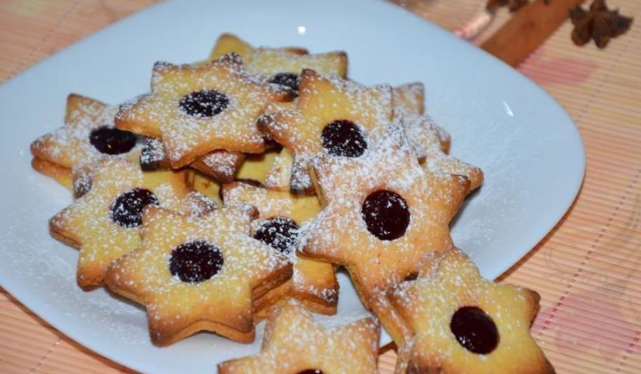 Рецепт песочного печенья звездочки