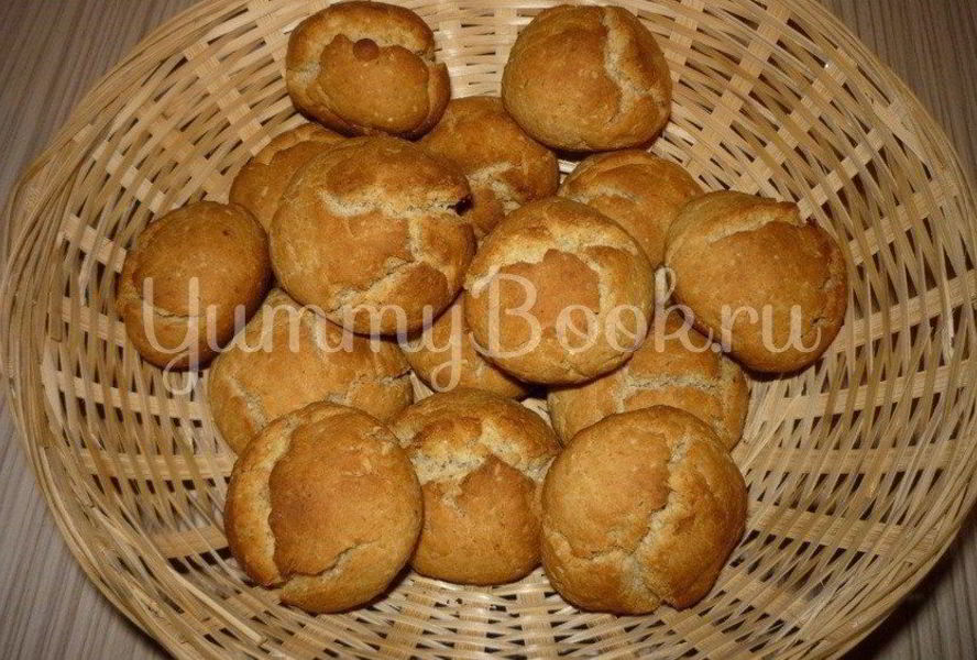 Постное овсяно-медовое печенье