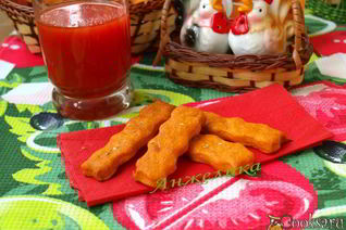 Постное печенье на томатном соке