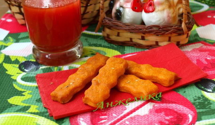Рецепт постного печенья на томатном соке