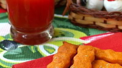 постное печенье на томатном соке