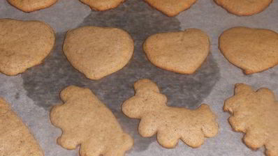 простое имбирное печенье