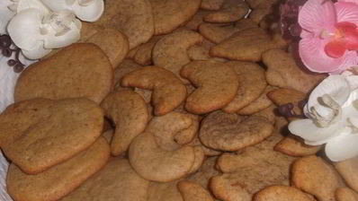 простое имбирное печенье