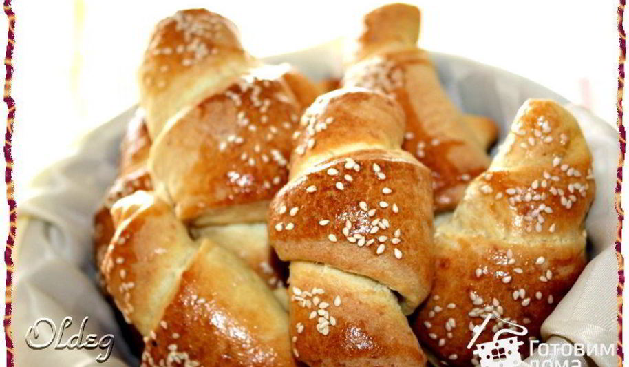 Рецепт рогаликов с фетой