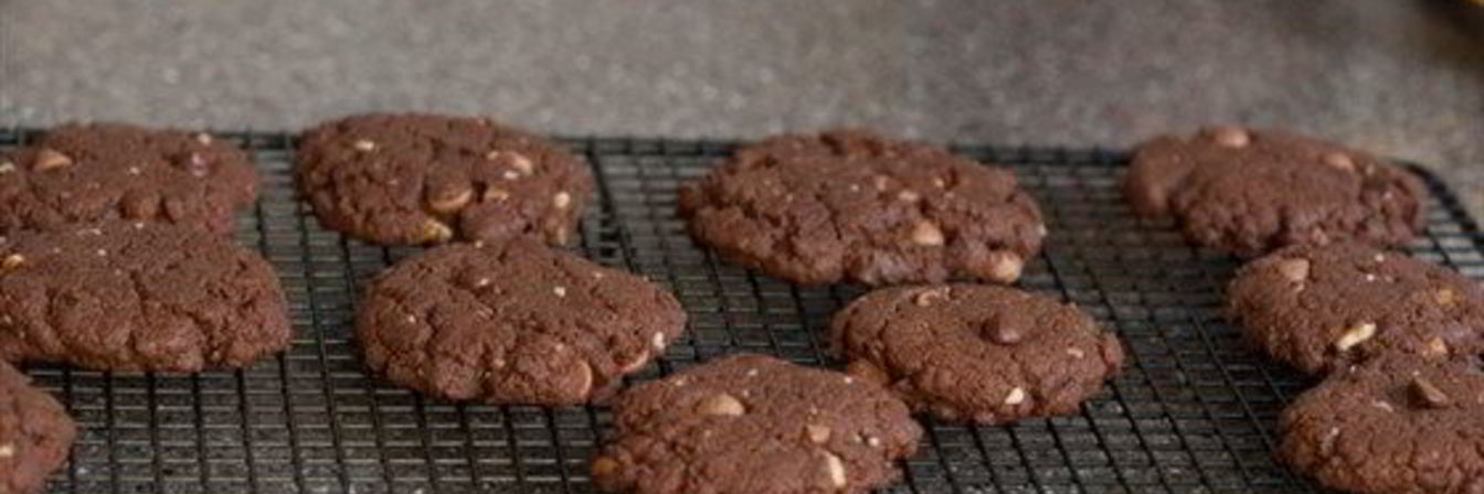 Шоколадно-ореховое печенье без муки