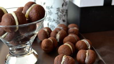 шоколадное печенье поцелуи дамы