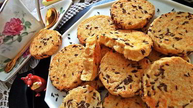 сырно-тминное печенье