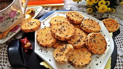 сырно-тминное печенье