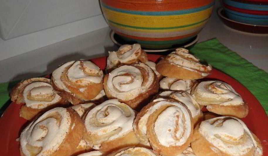 Рецепт творожного печенья розочки