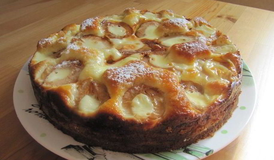 Рецепт дачного абрикосового пирога