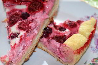 Итальянский пирог с клубникой