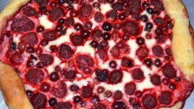 итальянский пирог с клубникой