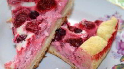 итальянский пирог с клубникой