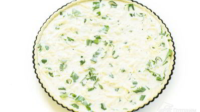 киш с черемшой