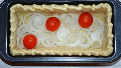 киш с черри и греческим сыром