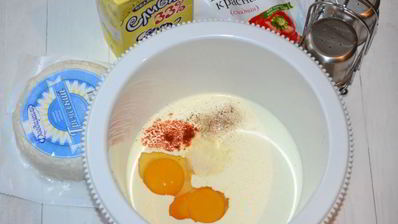 киш с черри и греческим сыром