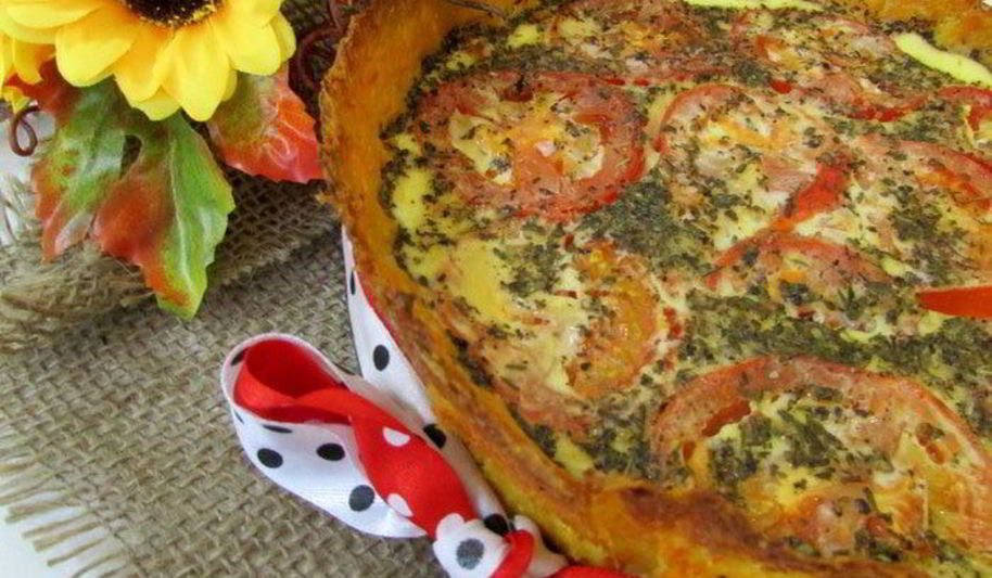 Рецепт овощного киша