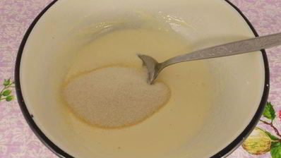 песочный пирог с яблоками и заварным сметанным кремом