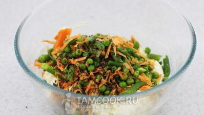 пирог из манной крупы с горохом