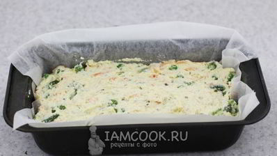 пирог из манной крупы с горохом