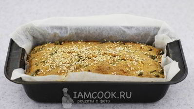 пирог из манной крупы с горохом