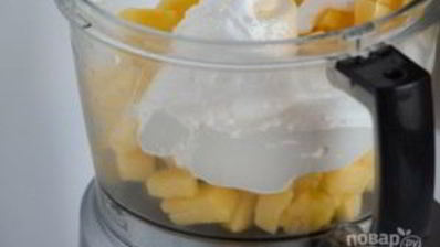 пирог с ананасами без выпечки