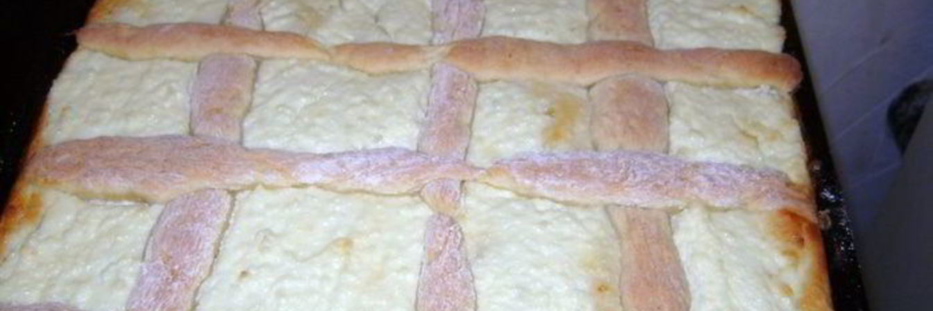 Пирог с творогомСеточка